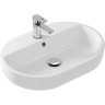 Раковина CERSANIT на столешницу CASPIA 60 OVAL 1 отверстие S-UM-CAS60/1-O-w