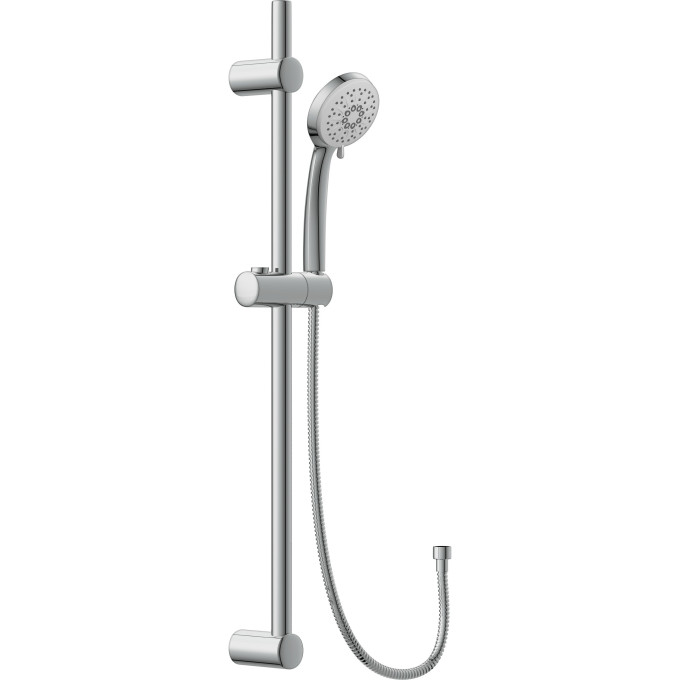 Душевой гарнитур CERSANIT VIBE (стойка) 3 режима шланг 150 металл 63067